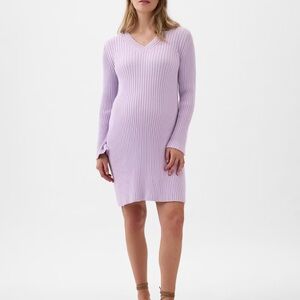 GAP maternity lilac dress, size xs